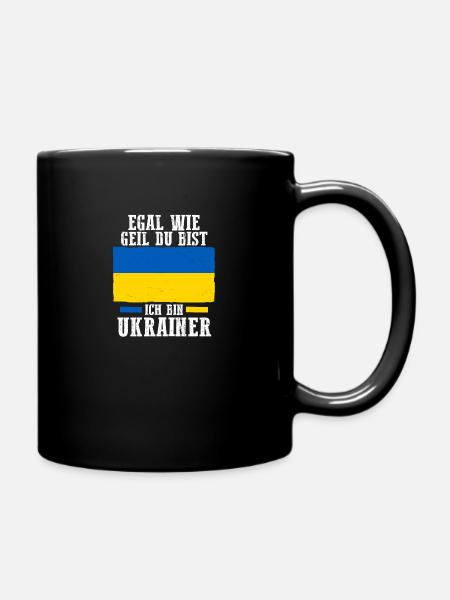 Ukrainer Ukraine - Tasse einfarbig - Schwarz