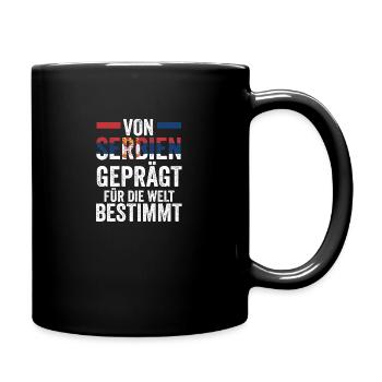 Serbian Serbian Serbia - Full Colour Mug - black - Right