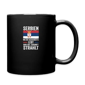 Serbian Serbian Serbia - Full Colour Mug - black - Right