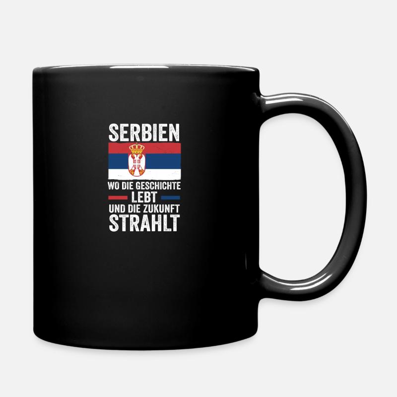 Serbe Serbe Serbie - Mug uni - noir