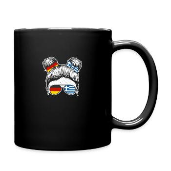 Grecs Allemagne Grèce - Mug uni - noir - Droite