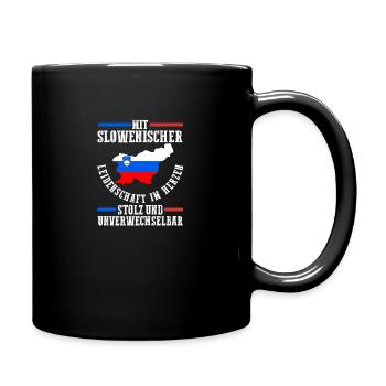 Slovènes Slovénie - Mug uni - noir - Droite