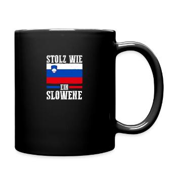 Slovènes Slovénie - Mug uni - noir - Droite