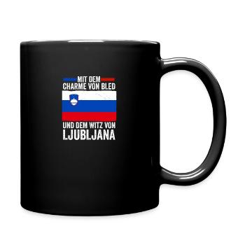 Slovènes Slovénie - Mug uni - noir - Droite