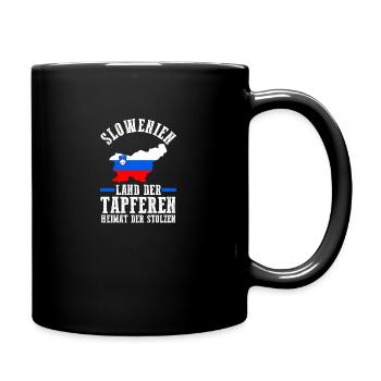 Slovènes Slovénie - Mug uni - noir - Droite