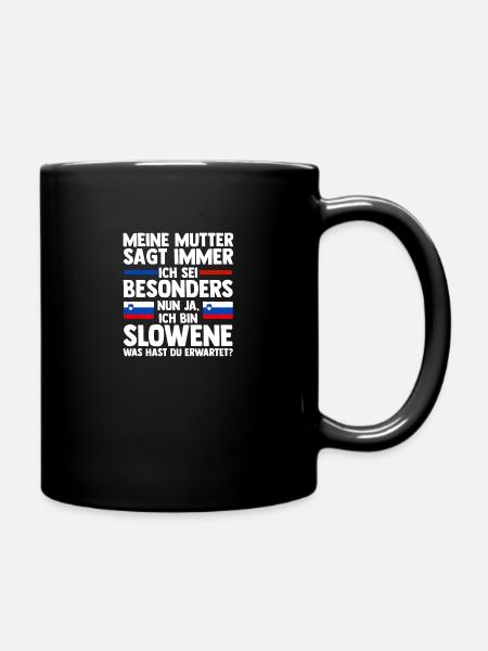 Slowenen Slowenien - Tasse einfarbig - Schwarz