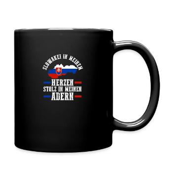 Slowaken Slowakei - Tasse einfarbig - Schwarz - Rechts