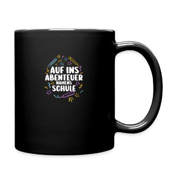 Cadeau de rentrée scolaire pour l’école primaire de première année - Mug uni - noir - Droite
