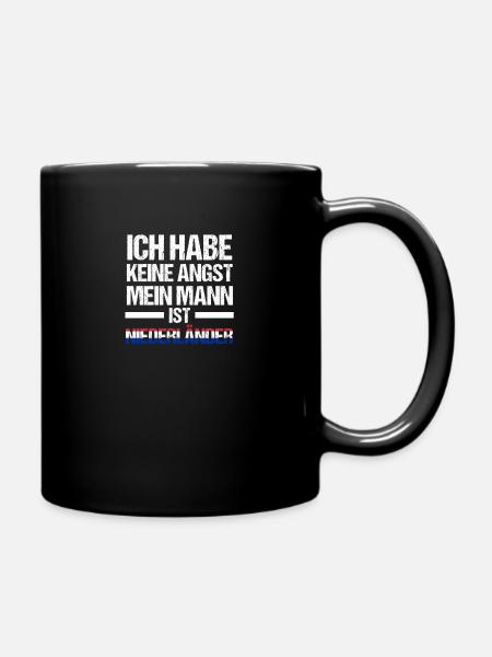 Holland Niederländer Niederlande - Tasse einfarbig - Schwarz
