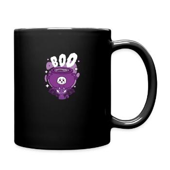 Katze Fledermaus Halloweenkostümkostüm Halloween - Tasse einfarbig - Schwarz - Rechts