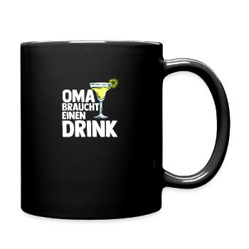 Grandma Drink Booze Celebrate Grandma - Full Colour Mug - black - Right