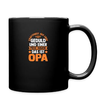 Grandfather Great-grandpa Great-grandfather Grandpa - Full Colour Mug - black - Right