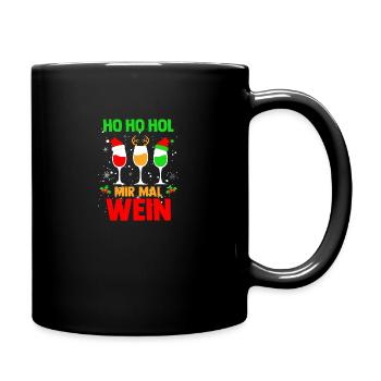 Ho Ho apporte-moi du vin - Mug uni - noir - Droite