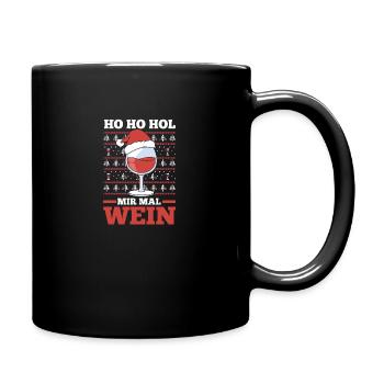 Ho Ho apporte-moi du vin - Mug uni - noir - Droite
