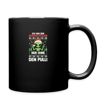 Santa Claus Christmas Ugly Christmas - Full Colour Mug - black - Right