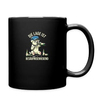 The location is drunk beer dog - Full Colour Mug - black - Right