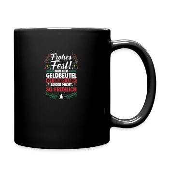 Père Noël Inflation Noël - Mug uni - noir - Droite