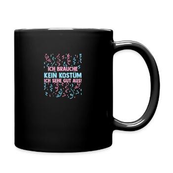 Costume de carnaval Carnaval - Mug uni - noir - Droite