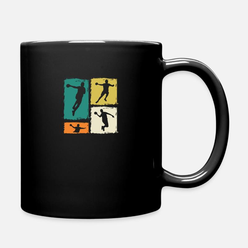 Handballer Handball - Tasse einfarbig - Schwarz