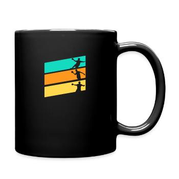 Joueurs de handball Handball - Mug uni - noir - Droite