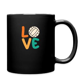 Joueurs de handball Handball - Mug uni - noir - Droite