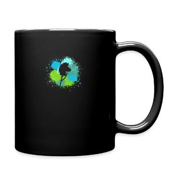 Steckenpferd Hobby Horsing - Tasse einfarbig - Schwarz - Rechts