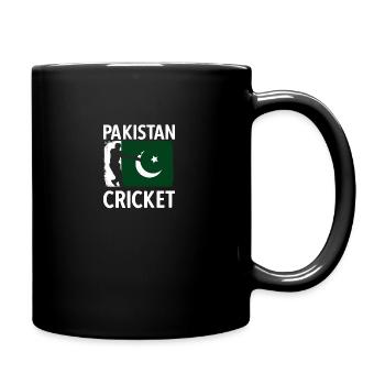 Lustiges Kricket Spruch Vintage Cricket Spiel - Tasse einfarbig - Schwarz - Rechts