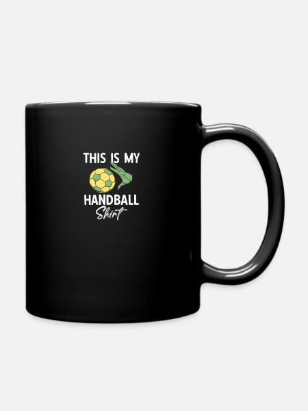 Handball Handballspieler Vintage Handballteam - Tasse einfarbig - Schwarz