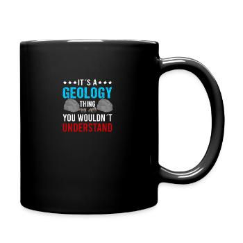 Gology Gologist Felsen Vintage Mineralien Sprüche - Tasse einfarbig - Schwarz - Rechts
