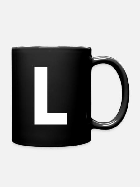 L - Full Colour Mug - black