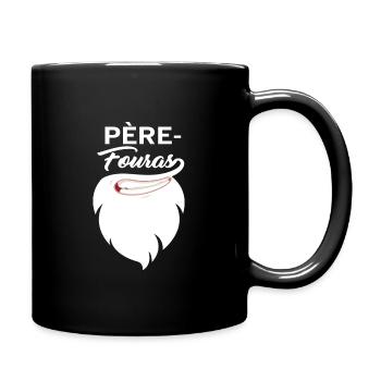 Père Fouras Papa Barbu - Mug uni - noir - Droite