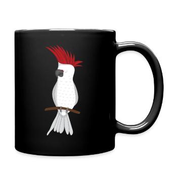 Cacatoès blanc - Mug uni - noir - Droite