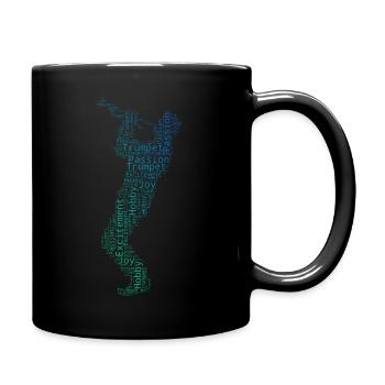 Women's Trumpet Trumpet Trumpet Player Jazz Trumpet - Full Colour Mug - black - Right