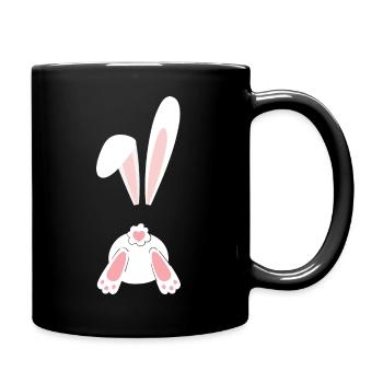 Süßes Seil Kaninchen BDSM - Tasse einfarbig - Schwarz - Rechts
