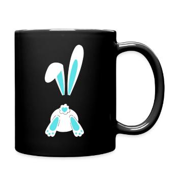 Süßes Seil Kaninchen BDSM - Tasse einfarbig - Schwarz - Rechts