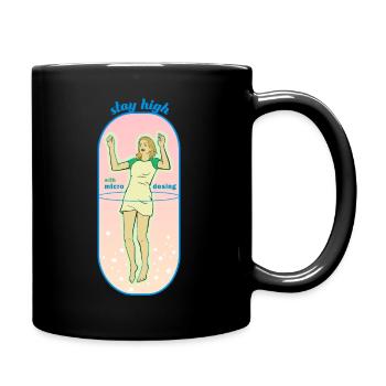 stay high - Full Colour Mug - black - Right