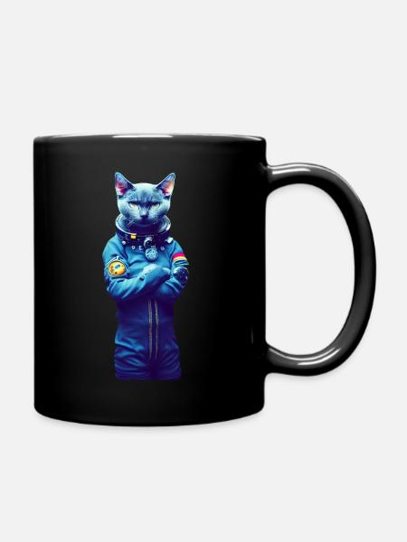 Catonaut - Tasse einfarbig - Schwarz