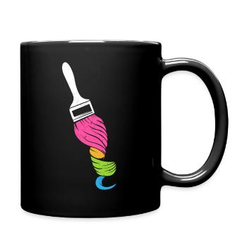 Pinceau - Drôle de peintre de maison décorateur maison - Mug uni - noir - Droite