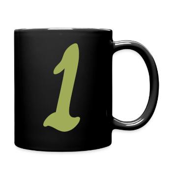 1 - Tasse einfarbig - Schwarz - Rechts