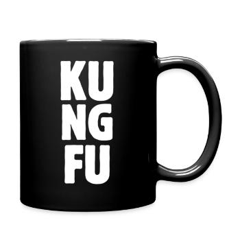 Kung Fu Combattant d’arts martiaux chinois - Mug uni - noir - Droite