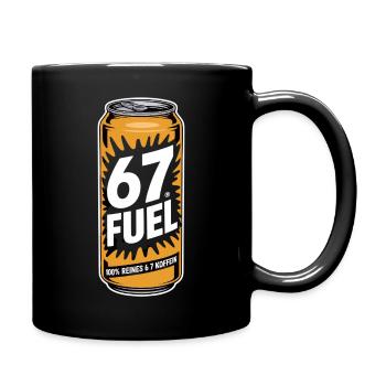 67 Fuel 100 Percent Pure Caffeine - Full Colour Mug - black - Right