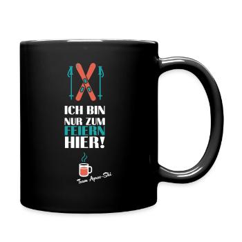 Après-ski - Je suis juste là pour faire la fête - Mug uni - noir - Droite