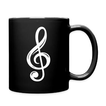 Symbole clé - Mug uni - noir - Droite
