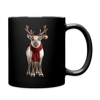 Rennes de Noël fiers - Mug uni - noir - Droite