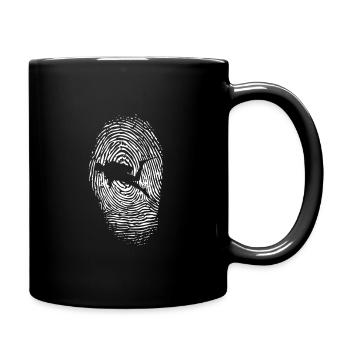Plongeur - Mug uni - noir - Droite