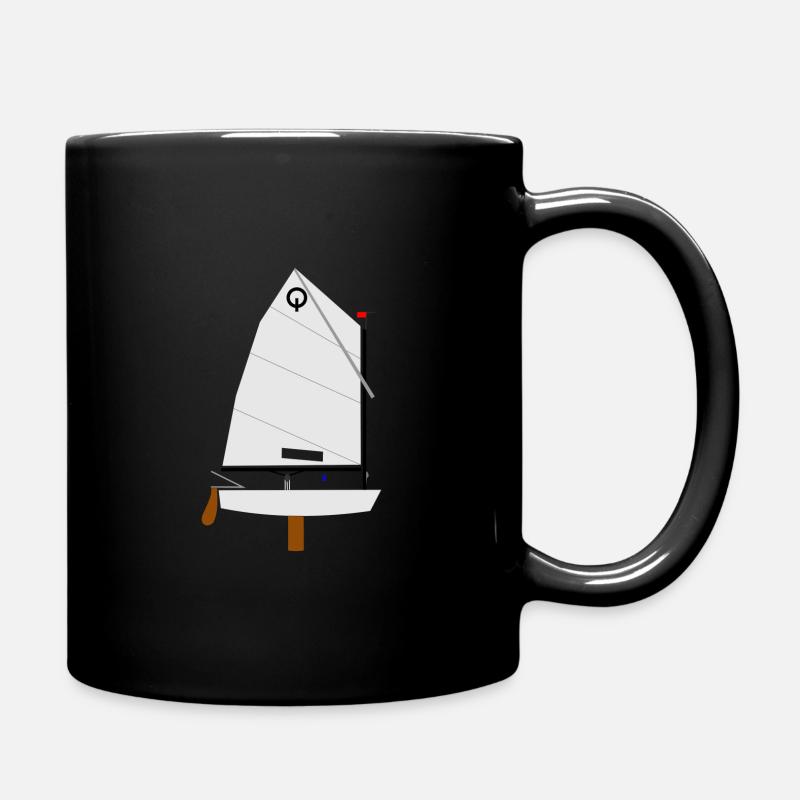 Optimist Crack - Full Colour Mug - black