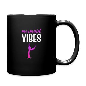 La sirène Vibes. Maîtresse de sirène. Poison - Mug uni - noir - Droite