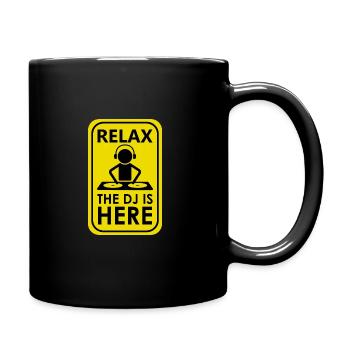 Détendez-vous Le DJ est ici Musique Disc Jockey Club - Mug uni - noir - Droite