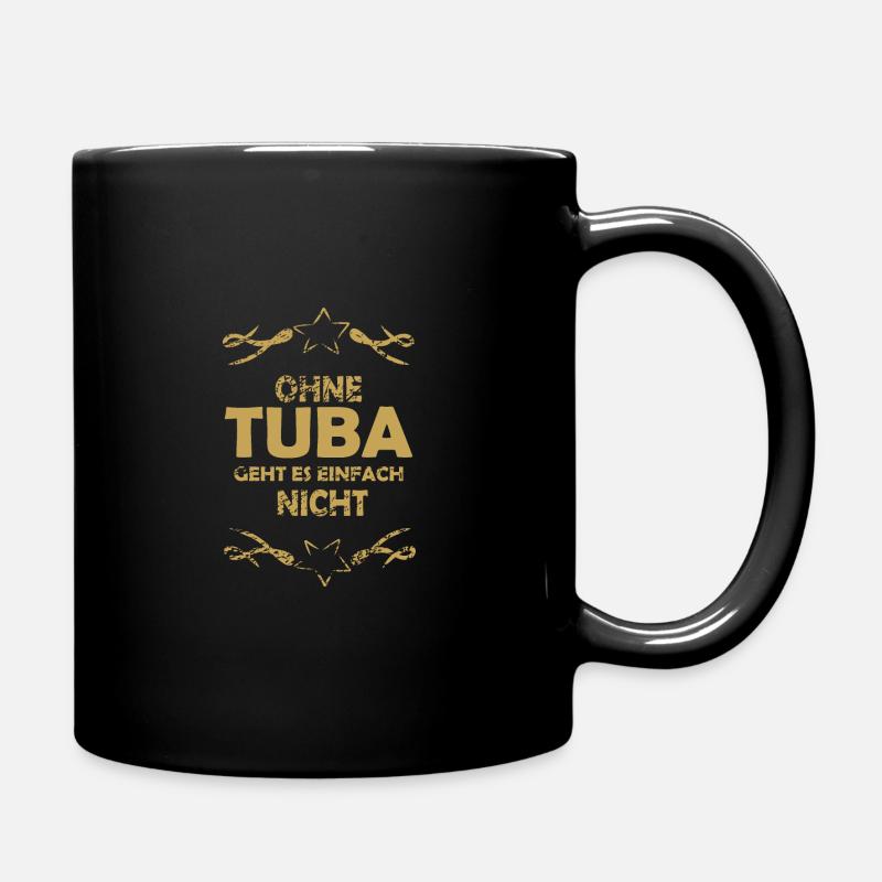 Ohne Tuba unmoeglich - Tasse einfarbig - Schwarz