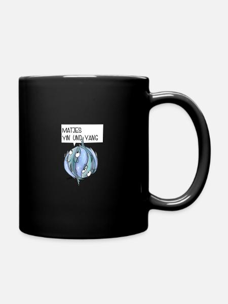 Matjes Yin Und Yang - Tasse einfarbig - Schwarz